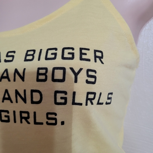 Unbranded Slogan Print Crop Cami Top Size Women's Small - Picture 8 of 12